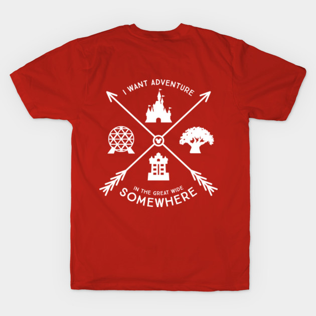 Adventure in the Great Wide Somewhere - 4 Disney World Parks design